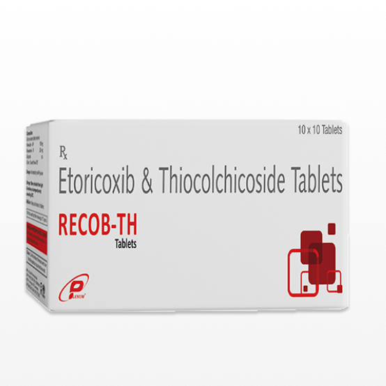 Etoricoxib 90mg Thicolchicoside 4mg Tablet | Recob TH