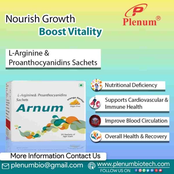 L-Arginine Proanthocyanidin Sachet | Arnum