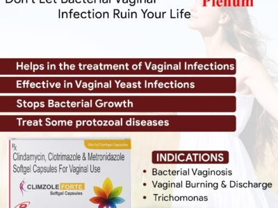 Clindamycin Clotrimazole Metronidazole Softgel Capsules | Climzole Forte