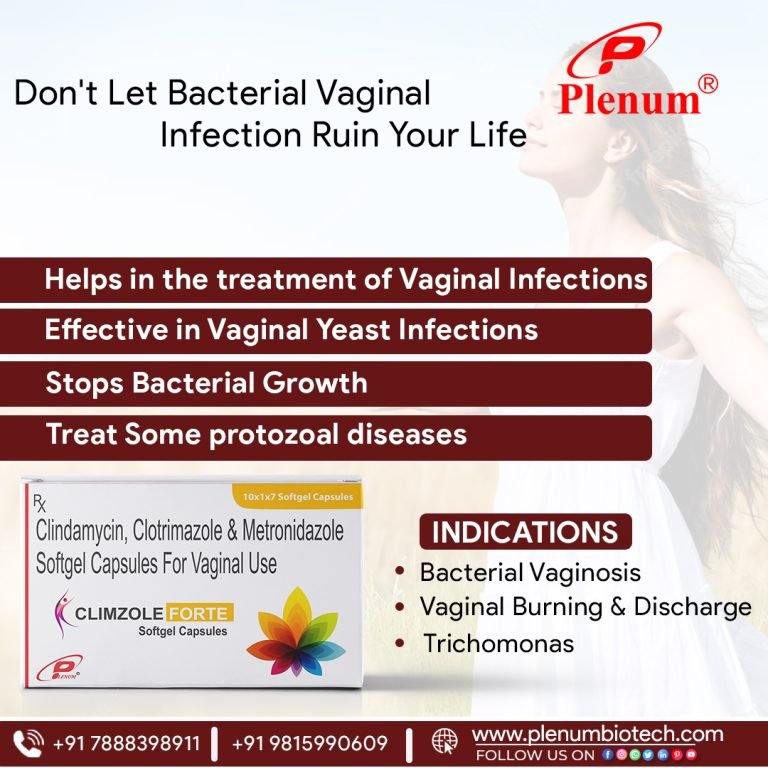 Clindamycin Clotrimazole Metronidazole Softgel Capsules | Climzole Forte