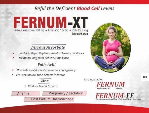 Ferrous Ascorbate Iron Folic Acid | Fernum