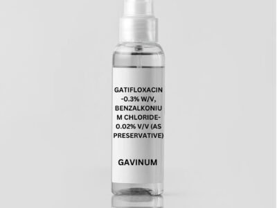 Gatifloxacin 0.3% Benzalkonium Chloride 0.02% Eye Drops | Gavinum