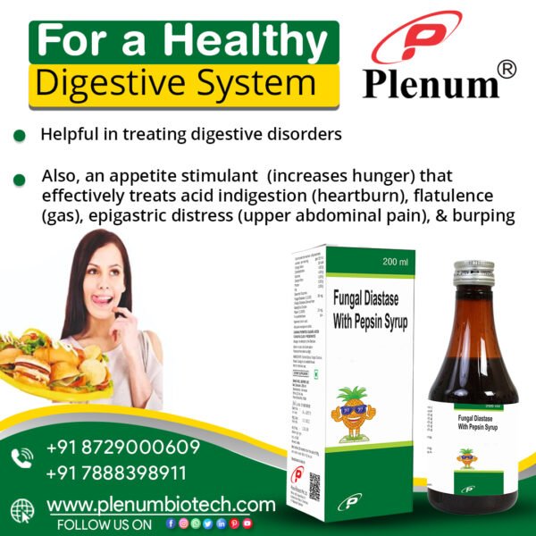 Pepsin Fungal diastase 200ML | Itazyme Suspension