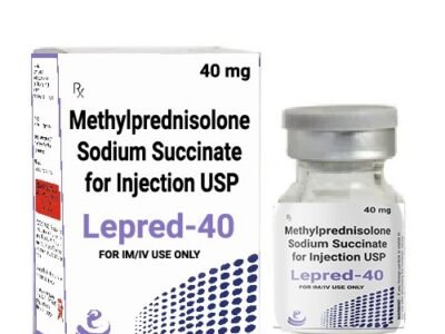 Methylprednisolone Sodium Succinate for Injection | Lepred 40 Mg