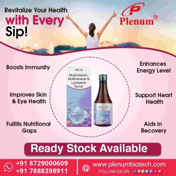 Multivitamin Multimineral Lycopene Syrup | Lycobull