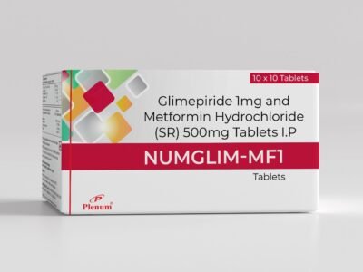 Metformin HCL 500 Mg Glimipride 1 Mg Tablets | Numglim-MF1
