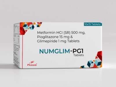 Metformin 500 Mg Glimepiride Pioglitazone HCL Tablets | Numglim-PG1
