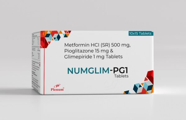 Metformin 500 Mg Glimepiride Pioglitazone HCL Tablets | Numglim-PG1