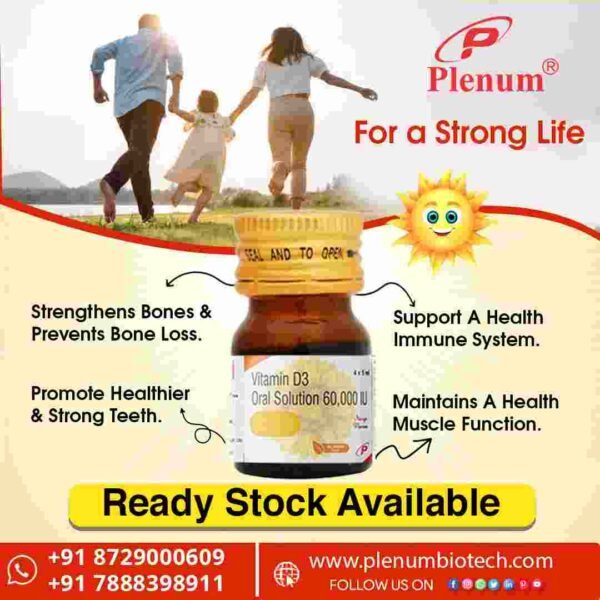 Vitamin D3 Oral Solution 60000 IU| Numrol-D3 Nano Shot