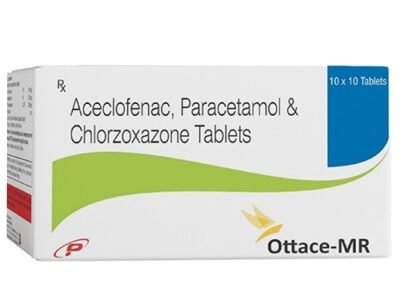 Aceclofenac Paracetamol Chlorzoxazone | Ottace-MR Tablets