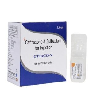 Bectacef Injectable Ceftriaxone 1000 Mg Sulbactam 500mg Injection | Ottacef-S-1.5