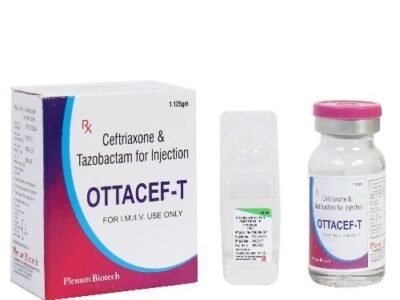 Ceftriaxone 1000 Mg Tazobactam 125 Mg Injection | Ottacef-T