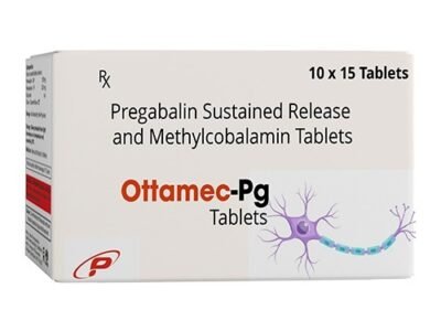Methylcobalamin & Pregabalin | Ottamec-Pg Tablets