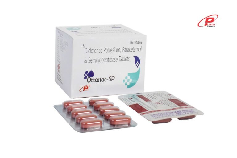 Diclofenac Potassium Ip 50mg Paracetamol Ip 325mg Serratiopeptidase 10mg