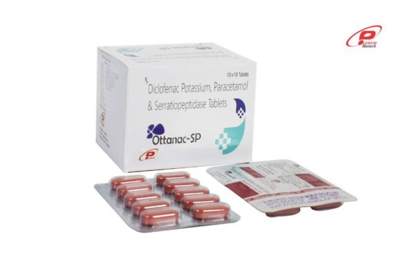 Diclofenac Potassium Ip 50mg Paracetamol Ip 325mg Serratiopeptidase 10mg