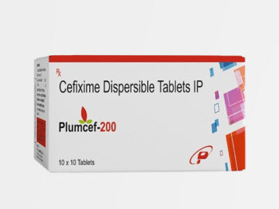 Cefixime Dispersible 200 mg Tablets | Plumcef-200