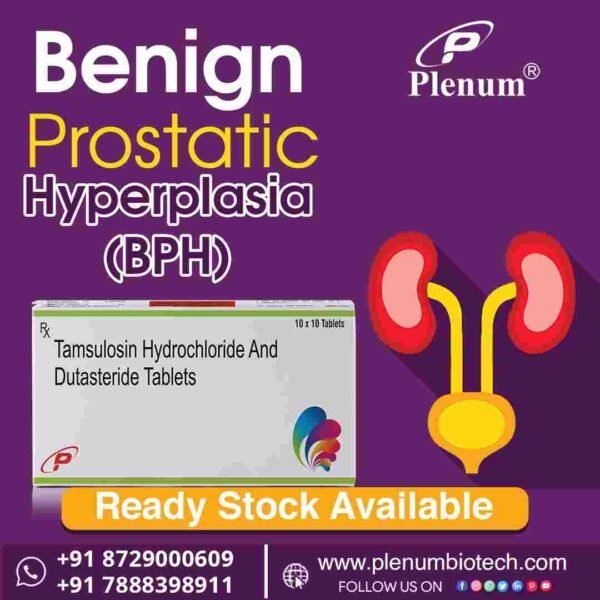 Tamsulosin 0.4 mg SR and Dutasteride 0.5 mg Tablet | Peflow-D