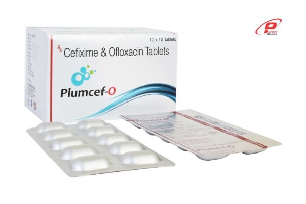 Cefixime Ofloxacin Tablets | Plumcef-O