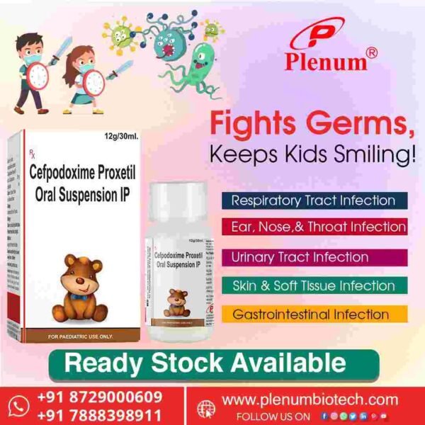 Cefpodoxime Proxetil Oral Suspension | Podojet-DS