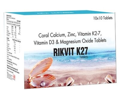 Coral Calcium Vitamin D3 Zinc Sulphate Monohydrate Magnesium Oxide | RIKVIT K27