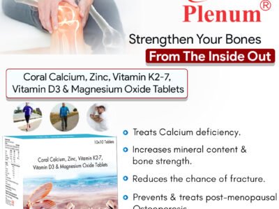 Coral Calcium Vitamin D3 Zinc Sulphate Monohydrate Magnesium Oxide | RIKVIT K27