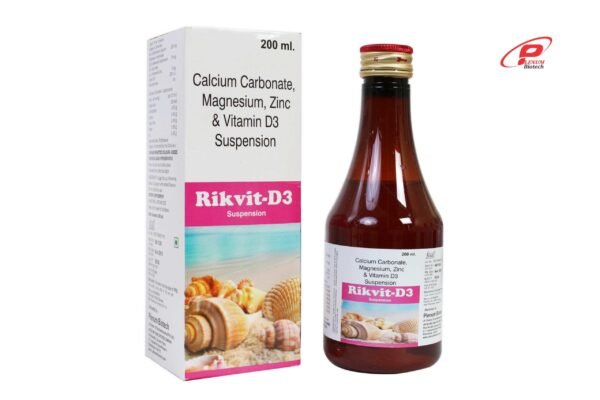 Calcium Carbonate Elemental Calcium Vitamin D3 | Rikvit-D3 Suspension