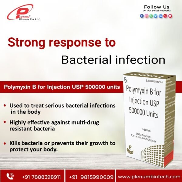 Polymyxin B 500000 Unit Injection | Luspol Injection Polymyxin B 500000 Unit Injection | Luspol Injection