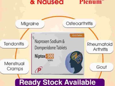 Naproxen Domperidone Tablet | Niptox 500 Tablets