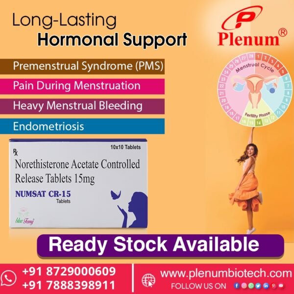 Norethisterone Acetate Controlled Release Tablets | Numsat CR 15