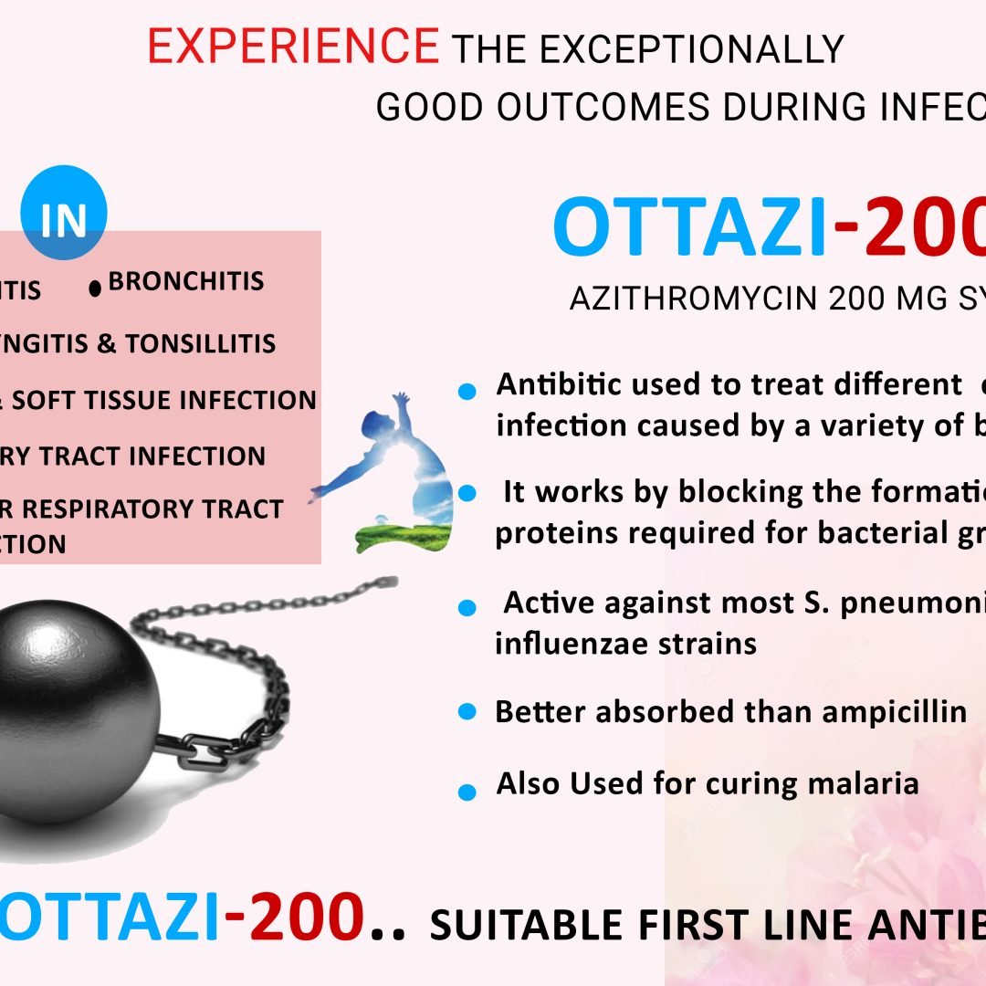 Azithromycin Oral Suspension | Ottazi 200