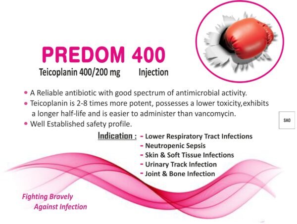 Teicoplanin Injection | Predom 400