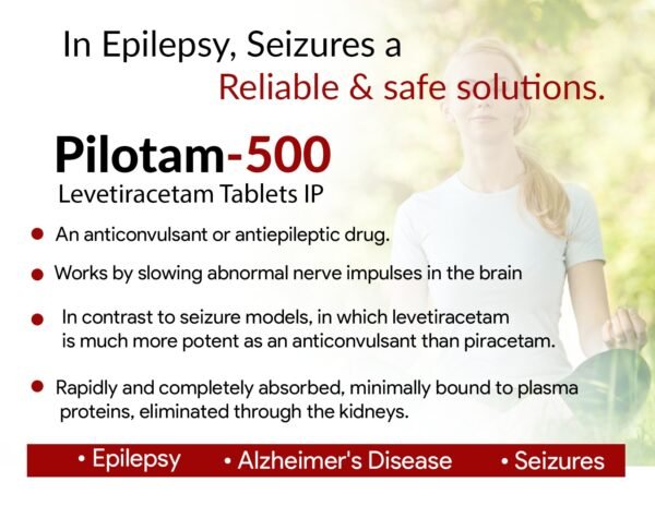 Levetiracetam Tablet | Pilotam 500