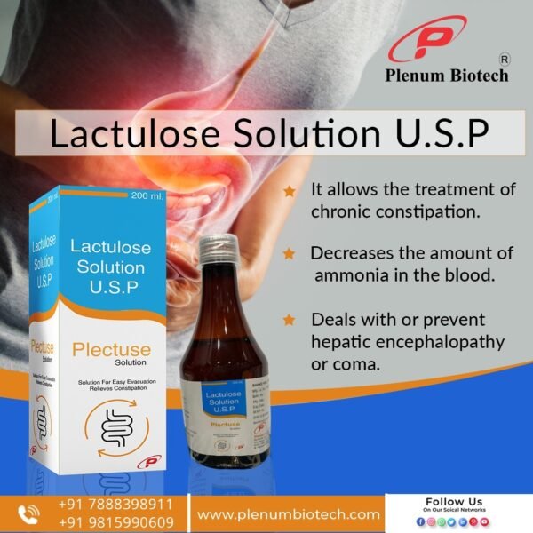Lactulose Solution | Plectuse Solution