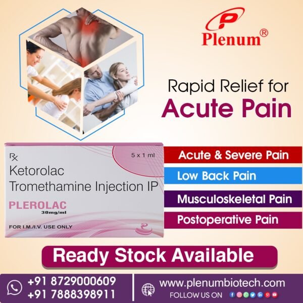 Ketorolac Injection | Plerolac Injection