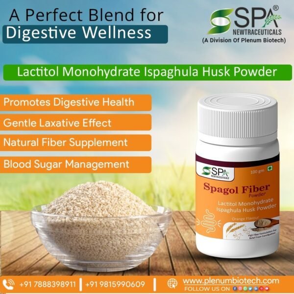 Lactitlol Monohydrate Ispaghula Husk Powder | Spagol fiber Powder