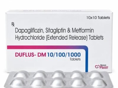 Dapagliflozin Metformin Sitagliptin Tablets | Duflus DM 10/100/1000