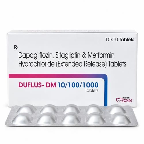 Dapagliflozin Metformin Sitagliptin Tablets | Duflus DM 10/100/1000 Dapagliflozin Metformin Sitagliptin Tablets | Duflus DM 10/100/1000
