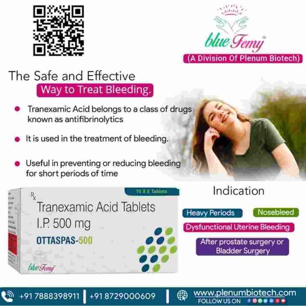 Tranexamic Acid 500 mg | Ottaspas 500