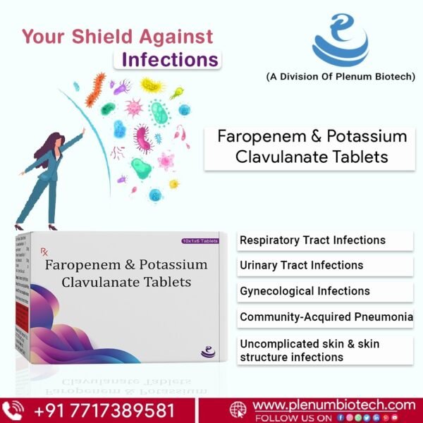 Faropenem Sodium Tablets | Plerocin CV