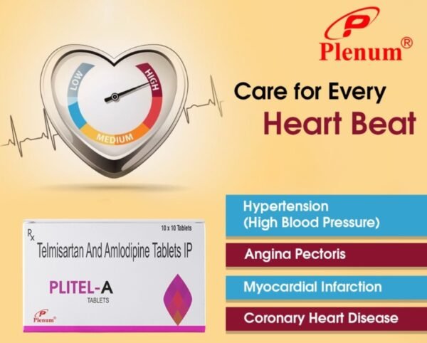 Telmisartan Amlodipine Tablet | Plitel-A Tablet Telmisartan Amlodipine Tablet | Plitel-A Tablet