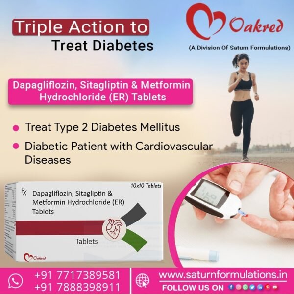Dapagliflozin Metformin Sitagliptin Tablets | Sitamin-D tablets