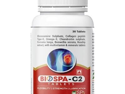 Collagen Peptide Type 2 Glucosamine Rosehip Extract Chondroitin Sulphate Boswellia Serrata Tablet | Biospa C2