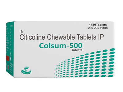 Citicoline Chewable Tablet | Colsum 500 Tablet