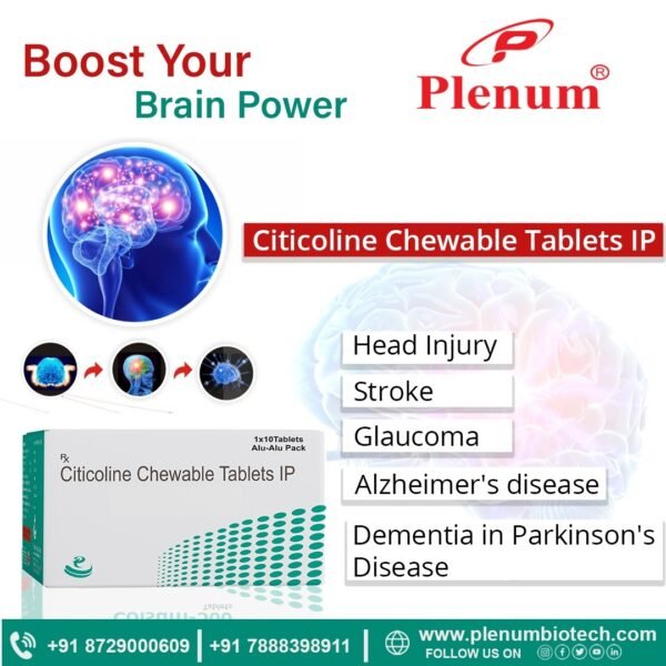 Citicoline Chewable Tablet | Colsum 500 Tablet