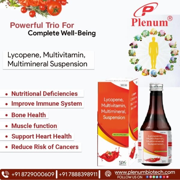 Lycopene Multivitamin Multimineral | Lyspa Suspension Lycopene Multivitamin Multimineral | Lyspa Suspension