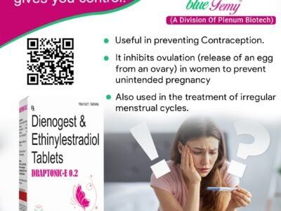 Dienogest Ethinylestradiol Tablet | Draptonic E0.2