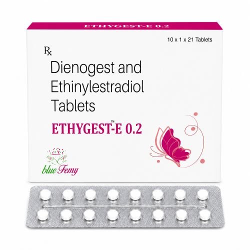 Dienogest Ethinylestradiol Tablet 0.02mg | Draptonic-E 0.2 Dienogest Ethinylestradiol Tablet 0.02mg | Draptonic-E 0.2