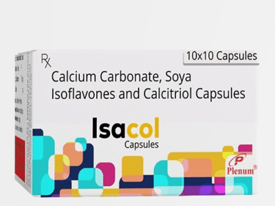 Calcitriol Calcium Carbonate Soya Isoflavones Capsules | Isacol