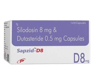 Silodosin 8mg Dutasteride 0.5mg Capsules | Sapzid-D8