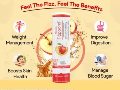 Apple Cider Vinegar Effervescent Tablets | T Spoon's